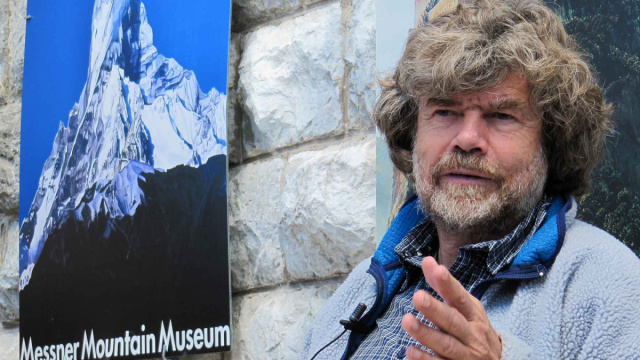 Reinhold Messner in uno scatto di repertorio. &copy; Creative Commons