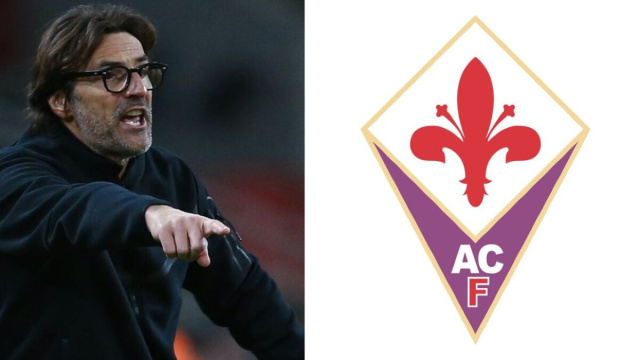 Paolo Vanoli e lo stemma della Fiorentina, la sua nuova squadra. &copy; Creative Commons