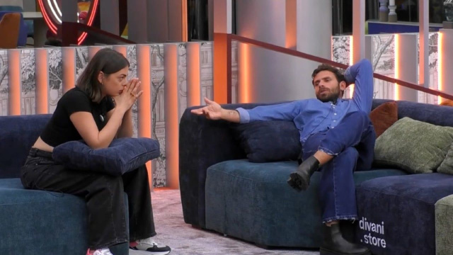 Benedetta Stocchi e Domenico D'Alterio &copy; Grande Fratello / Mediaset.