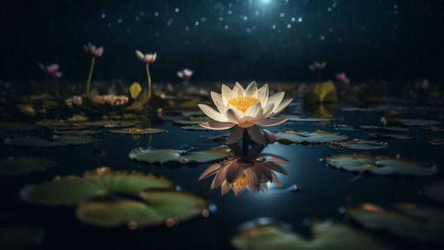 Fiori sotto le stelle -&copy; pixabay.com.
