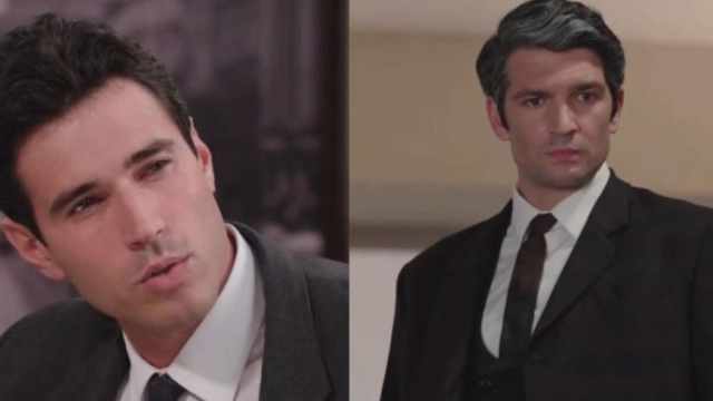 In foto Matteo e Roberto nella soap &copy; Rai 1.