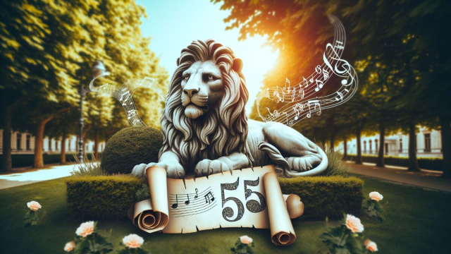 Numero 55 della Smorfia napoletana, 'a musica. &copy; Immagine creata con Dall-E