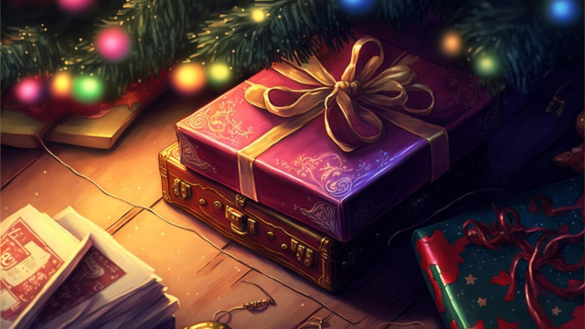 Locandina per l'oroscopo dei regali di Natale 2025 - &copy; Pixabay IA.