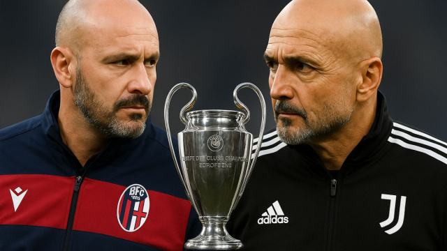 Immagini ideali di Vincenzo Italiano e Luciano Spalletti &copy; foto generata dall'IA