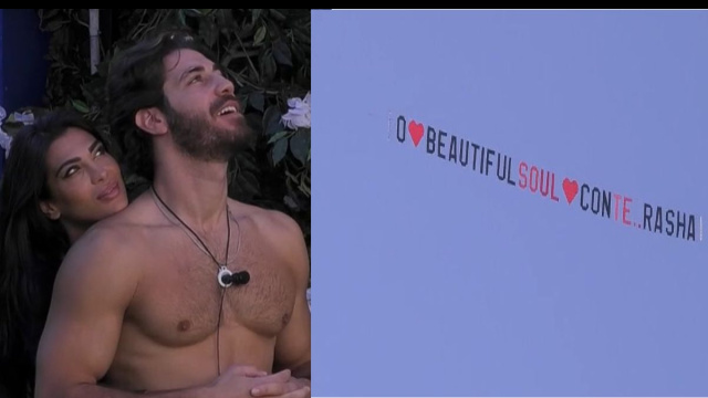 In foto Rasha e Omer al Grande Fratello &copy; Mediaset