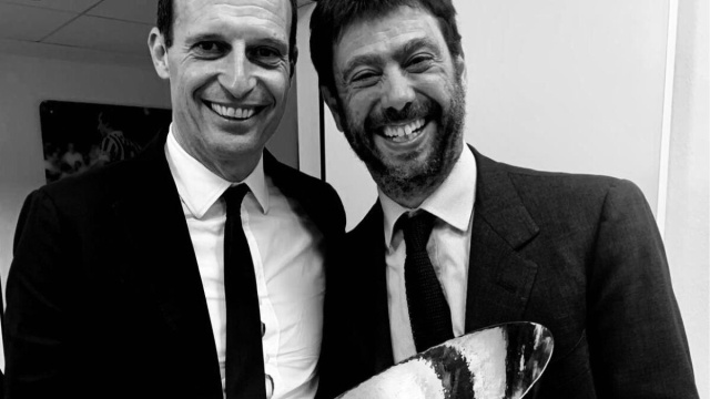 Massimiliano Allegri e Andrea Agnelli. Foto &copy; X/Agnelli.