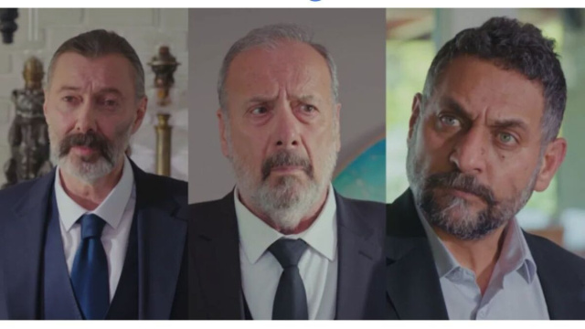 Nezir, Suat e Amzi in La forza di una donna &copy; Mediaset.