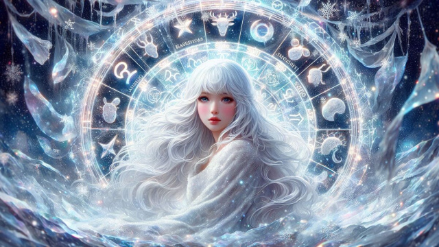 Oroscopo e inverno generato con &copy; AI Copilot