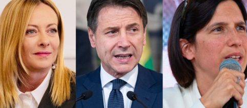 Sondaggi: cala la fiducia in Meloni e nel governo, in crescita Conte e Schlein