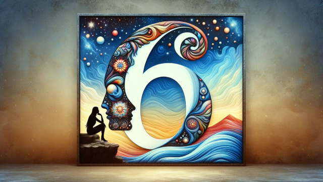 Numero 6 della Smorfia napoletana, quella che guarda verso terra per il Toro. &copy; Immagine creata con Dall-E