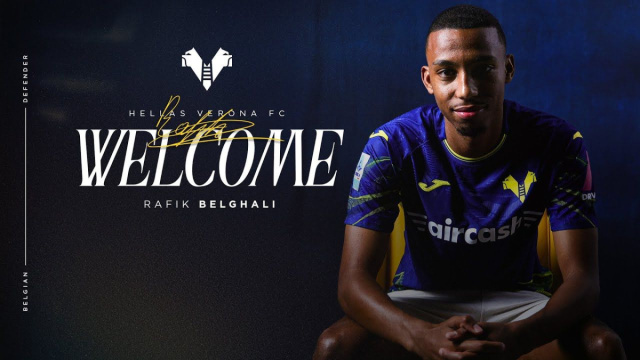 Rafik Belghali, esterno dell&rsquo;Hellas Verona &copy; Hellas Verona.