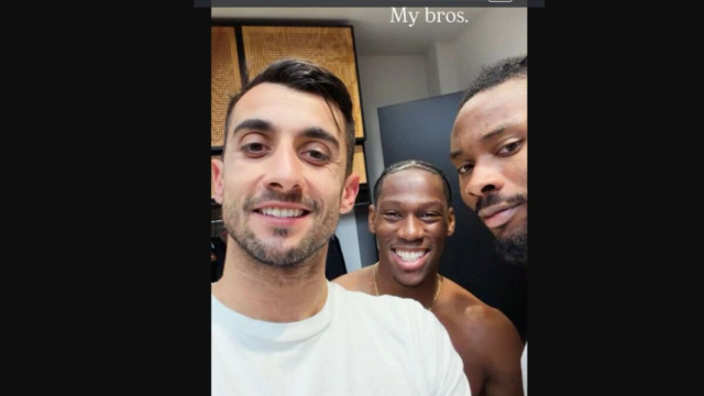 Mattia Perin, Jonathan David e Khephren Thuram. Foto &copy; Perin