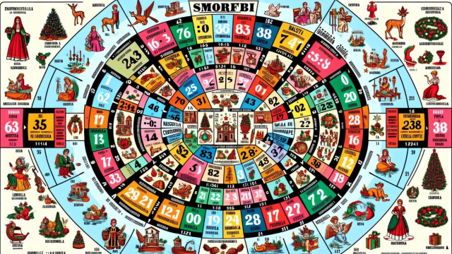 Numero 25 della Smorfia napoletana, 'o Natale. &copy; Immagine creata con Dall-E