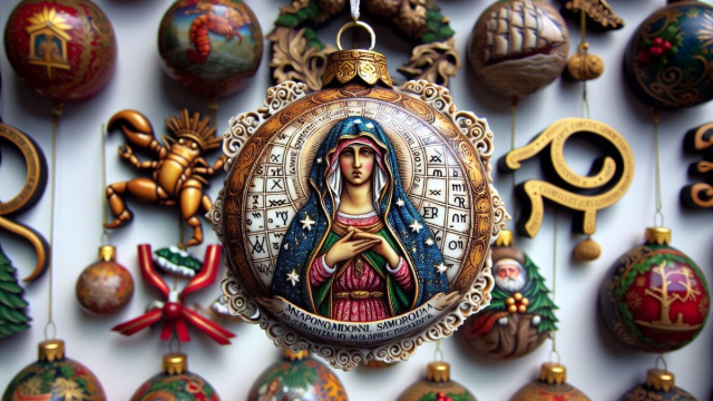 Numero 8 della Smorfia napoletana, 'a Maronna. &copy; Immagine creata con Dall-E