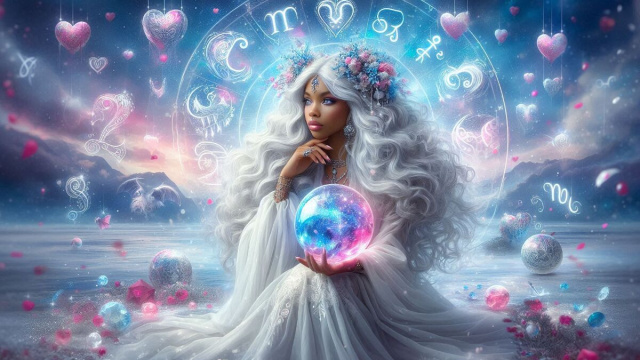 Oroscopo e amore generato con &copy; AI Copilot