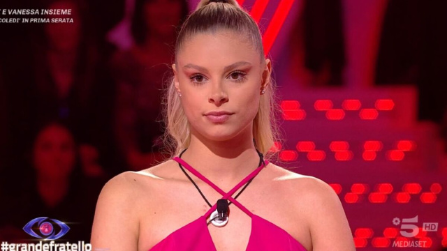 Giulia Soponariu &copy;Grande Fratello/Mediaset.