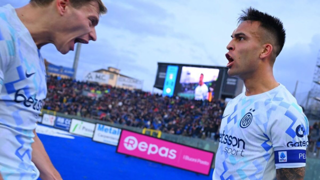 Nicol&ograve; Barella e Lautaro Martinez. Foto &copy; Inter