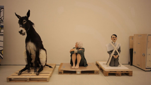 Opere esposte durante una mostra al MAXXI. &copy; MAXXI