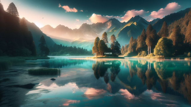 Il Cancro risplende come simbolo di pace e introspezione, guidando tutti verso una comprensione pi&ugrave; profonda di s&eacute;