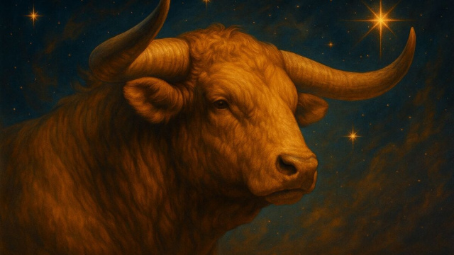 Illustrazione ispirata al segno zodiacale del Toro. &copy; Immagine creata con Dall-E