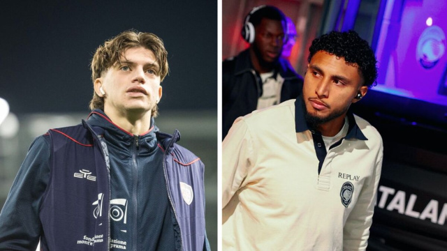 Marco Palestra, terzino del Cagliari. Foto &copy; Cagliari. Ederson, centrocampista dell'Atalanta. Foto &copy; Atalanta