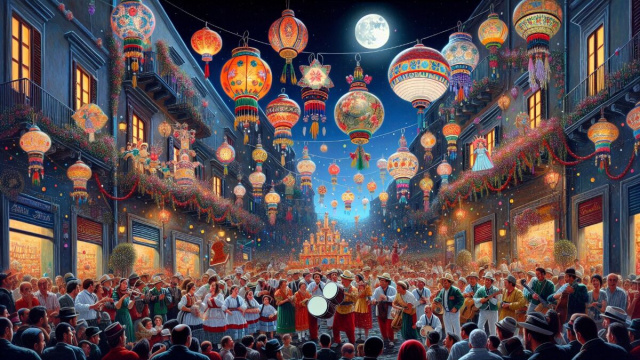 Sagittario e la festa del numero 20 della Smorfia napoletana. &copy; Immagine creata con Dall-E