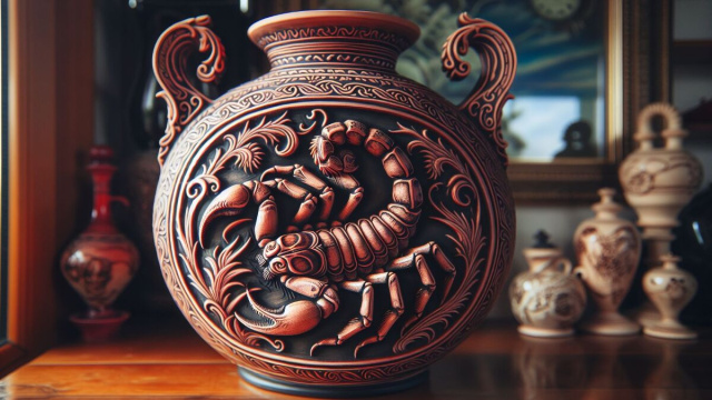 Numero 7 della Smorfia napoletana, Scorpione. &copy; Immagine creata con Dall-E