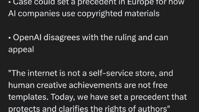 Tribunale tedesco stabilisce che OpenAI ha infranto i diritti d ... &copy; Creative Commons