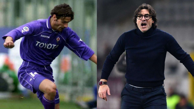 Vanoli calciatore e Vanoli allenatore viola &copy; Instagram.