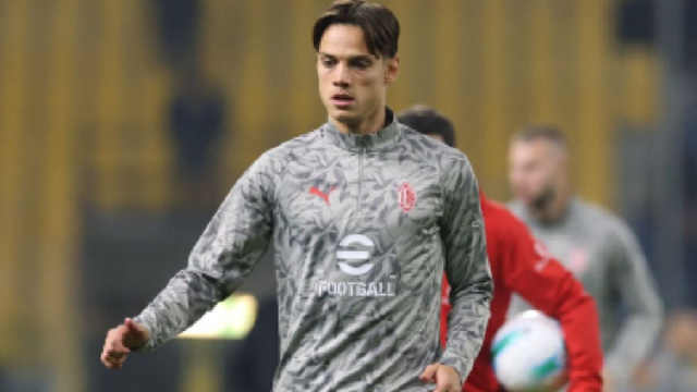 Samuele Ricci, centrocampista del Milan. Foto &copy; Milan