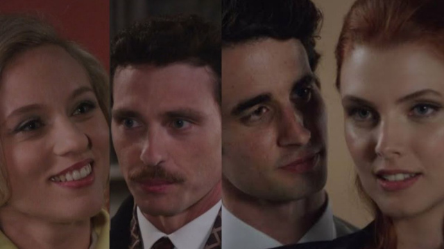 Irene, Cesare, Ettore e Odile - screenshot &copy; Rai 1.