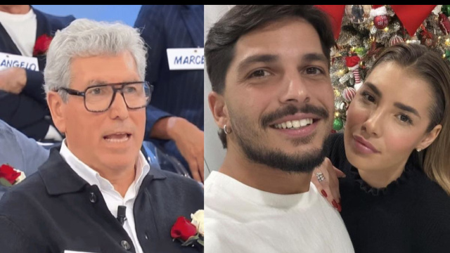 Mario Lenti, Gianmarco Steri e Martina De Ioannon &copy; Canale 5/Instagram.