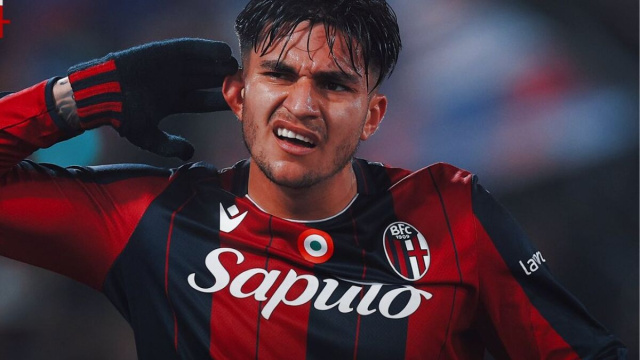 Santiago Castro, attaccante del Bologna. Foto &copy; Bologna