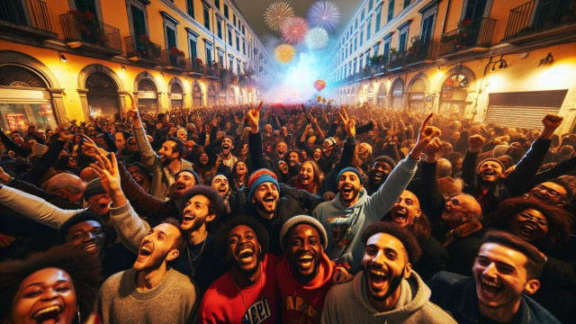 Numero 20 della Smorfia napoletana, 'a festa, per il Toro il 31 dicembre 2025. &copy; Immagine creata con Dall-E