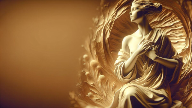 Numero 21 della Smorfia napoletana, 'a femmena annura per lo Scorpione. &copy; Immagine creata con Dall-E