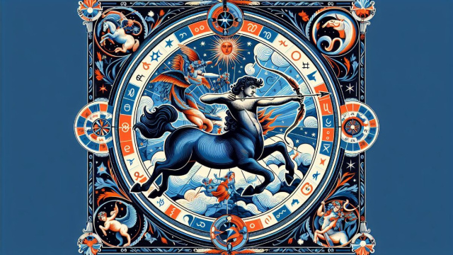 Numero 56 della Smorfia napoletana per il Sagittario, 'a caduta. &copy; Immagine creata con Dall-E