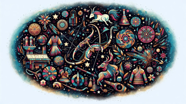 Numero 72 della Smorfia napoletana, meraviglia, per il Sagittario. &copy; Immagine creata con Dall-E
