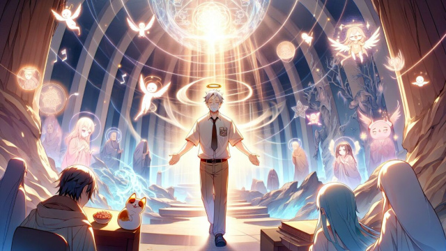 Numero 85 della Smorfia napoletana, ll'aneme 'o priatorio. &copy; Immagine creata con Dall-E