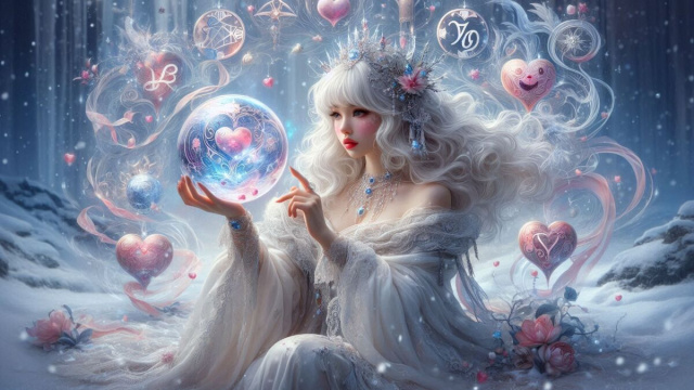 Oroscopo e amore generato con &copy; AI Copilot