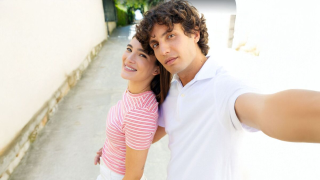 Alice Pergolesi e Vinicio Gagliotti (Gianluca Spagnoli) &copy; Un Posto al sole Rai