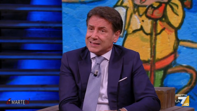 Giuseppe Conte ospite a DiMartedi il 2 dicembre 2025 (&copy; YOUTUBE)