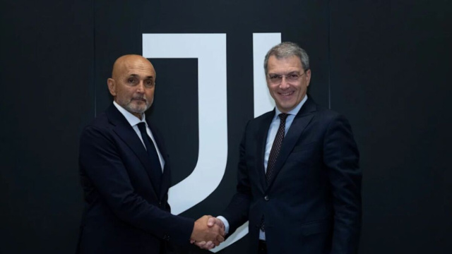 Luciano Spalletti e Damien Comolli &copy; Juventus.