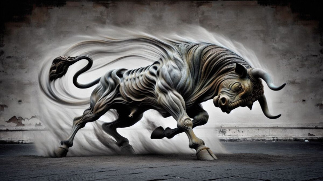 Numero 47 della Smorfia napoletana, 'o muorto per il Toro. &copy; Immagine creata con Dall-E