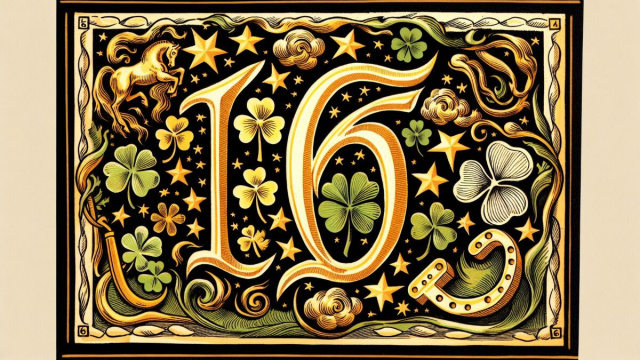 Numero 16 della Smorfia napoletana, o culo, per l'Ariete. &copy; Immagine creata con Dall-E