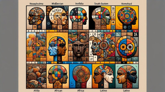 Numero 34 della Smorfia napoletana, 'a capa, per lo Scorpione. &copy; Immagine creata con Dall-E