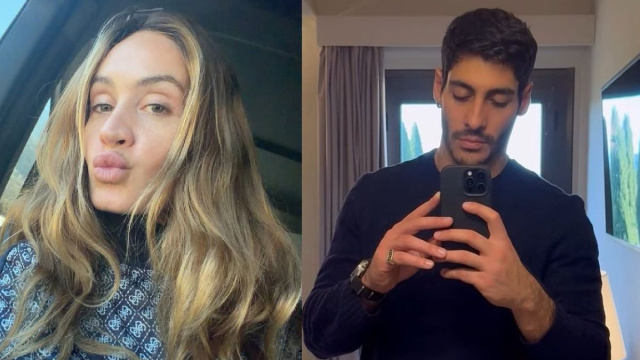 Helena Prestes e Javier Martinez &copy; Instagram.