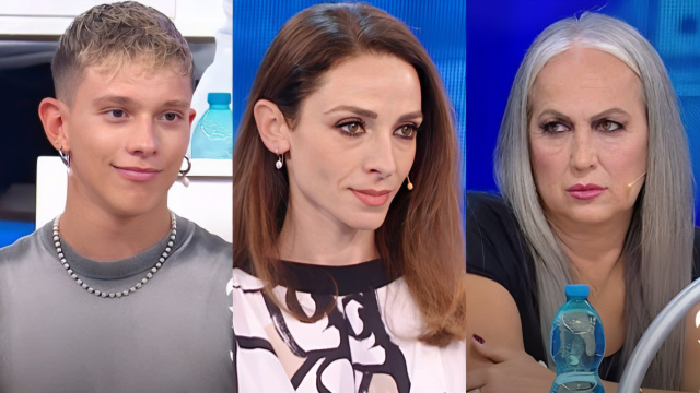 Alessio, Anbeta e Alessandra Celentano &ndash; screenshot &copy; Canale 5.