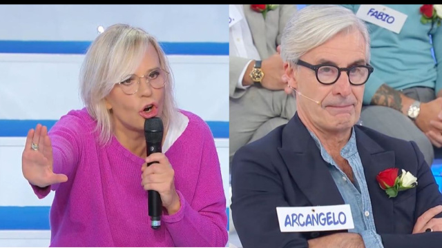 Maria De Filippi e Arcangelo Passirani &copy; Canale 5.