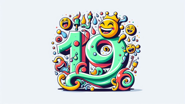 Numero 19 della Smorfia napoletana, 'a risata per il segno dei Gemelli. &copy; Immagine creata con Dall-E