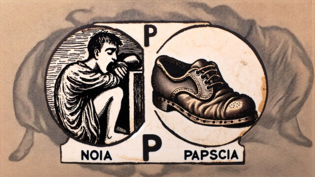 Numero 40 della Smorfia napoletana, 'a paposcia, per il segno del Cancro. &copy; Immagine creata con Dall-E